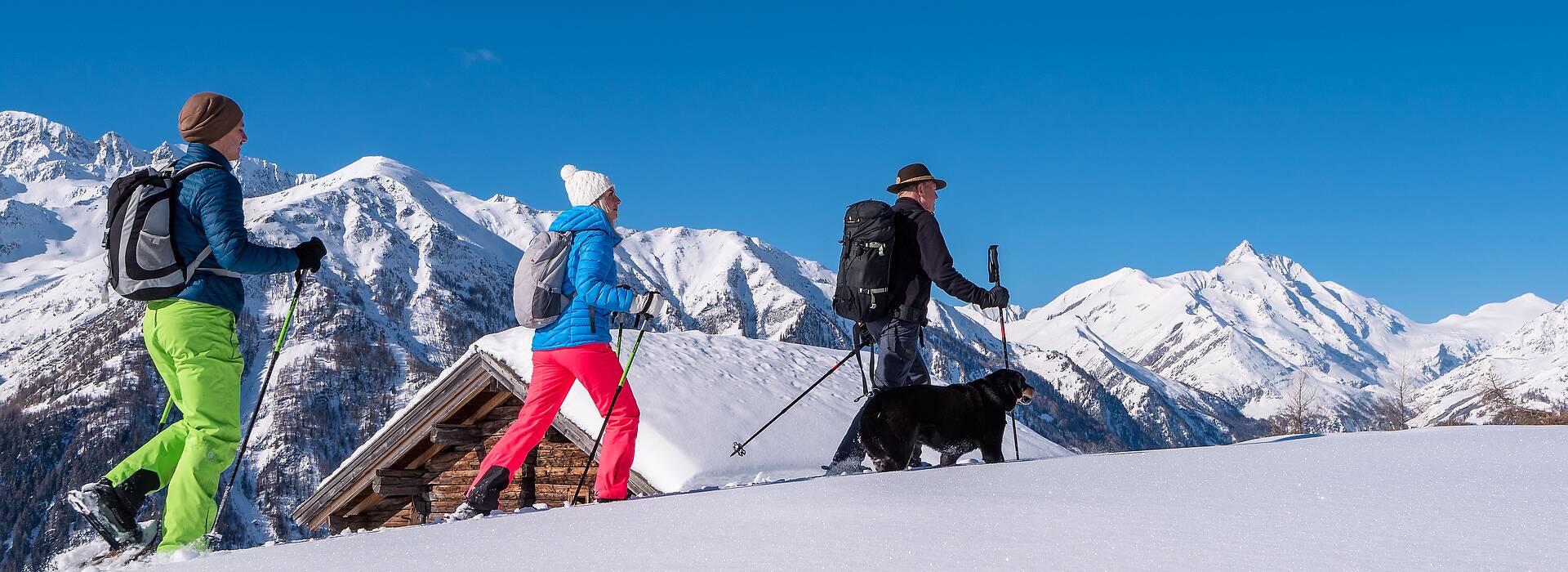 Heiligenblut, Nationalpark Hohe Tauern, Schneeschuhwandern