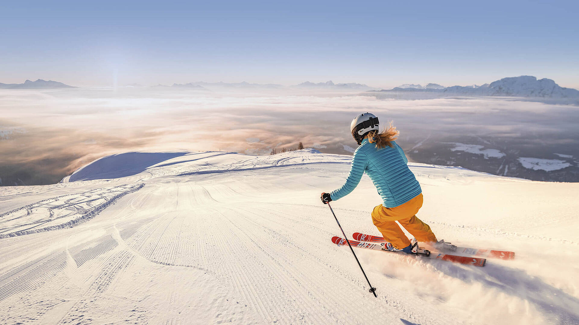 Skifahren auf der Emberger Alm